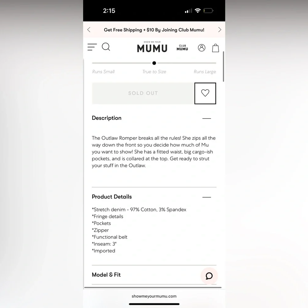 Show Me Your MuMu White rhinestone outlaw romper - medium - Picture 8 of 8